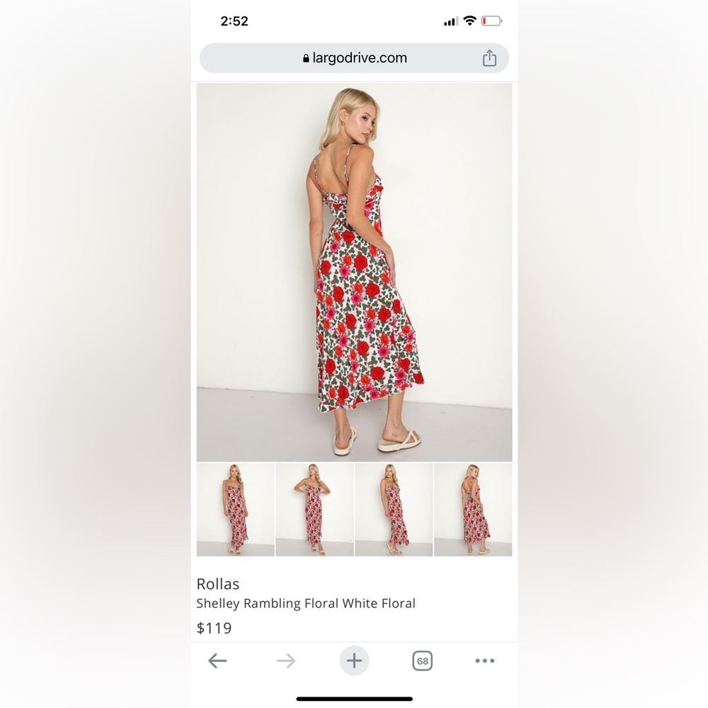NWT Rolla’s dress size S Floral